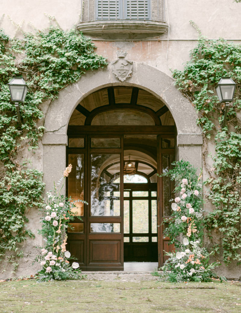 Porta ingresso Villa Viterbo