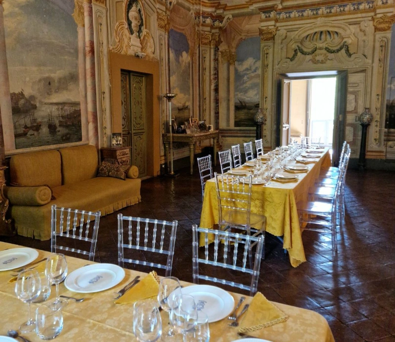 Sala per eventi aziendali eleganti